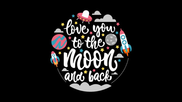 Wallpaper The, Love, Moon, Back, You, Desktop, Inspirational, And