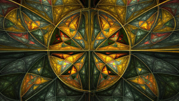 Wallpaper Design, Colorful, Pattern, Abstract, Fractal