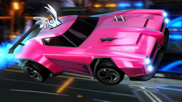 Wallpaper Neon, Car, Rocket, Nights, League, Pink