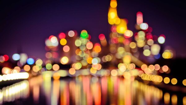 Wallpaper Bokeh, Background, Colorful, Blur, Reflection, Lights