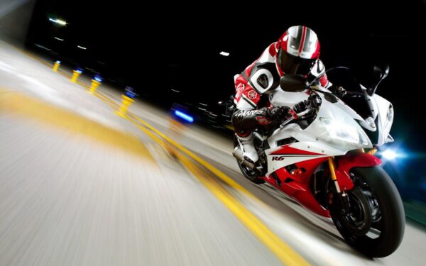 Wallpaper YZFR6, Yamaha, Race, 2007