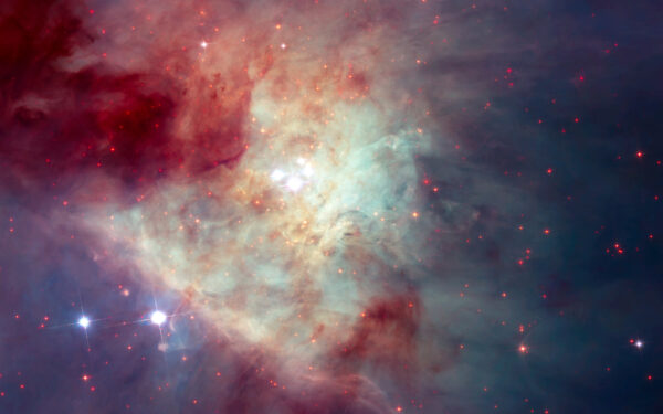 Wallpaper Orion, Mosaic, Hubble, Nebula