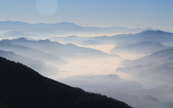 Wallpaper Misty, Himalaya, Mountains