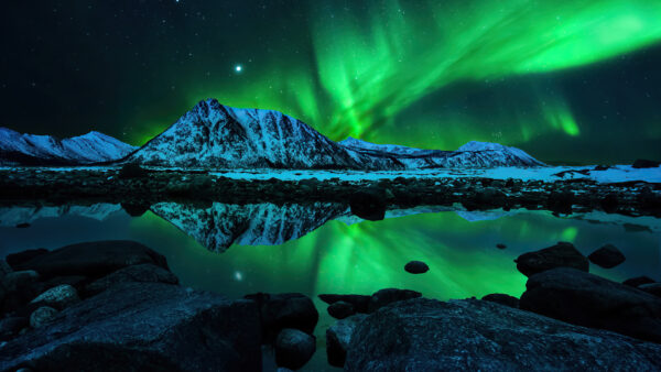 Wallpaper Desktop, Landscape, Lights, Mobile, Aurora, Borealis, Nature, Northern