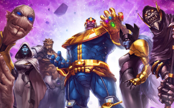 Wallpaper The, Black, Order, Thanos, And