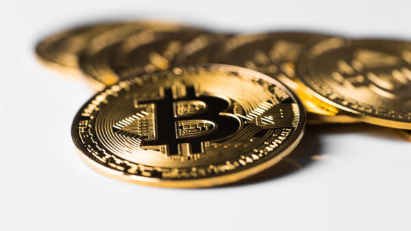 Wallpaper Bitcoin, Money, Desktop, Gold, Technology, Background, White