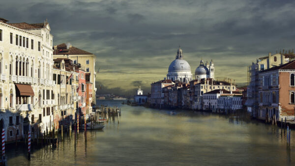 Wallpaper Travel, Italy, Between, Cathedral, Canal, Building, Desktop, Architecture, Mobile, Venice, And