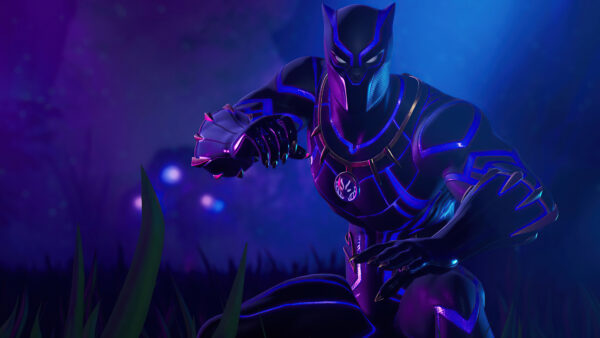 Wallpaper Fortnite, Panther, Black