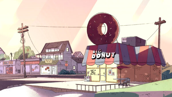 Wallpaper Steven, Desktop, And, Donut, Background, Store, Universe, Clouds, Movies, Closed, Sky, Pink, Big, With