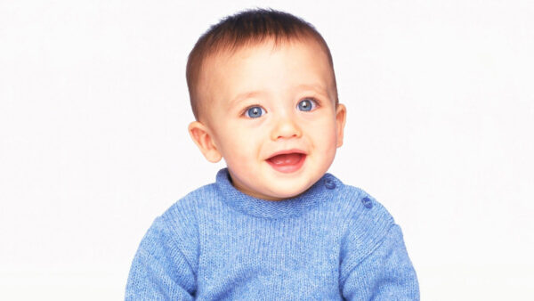 Wallpaper Dress, Background, Woolen, Cute, Baby, White, Knitted, Desktop, Child, Grey, Wearing, Eyes, Blue, Sitting, Boy