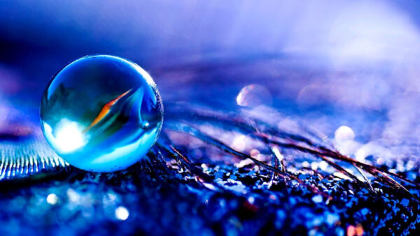 Wallpaper Sphere, Glass, Cool, Background, Purple, Blue