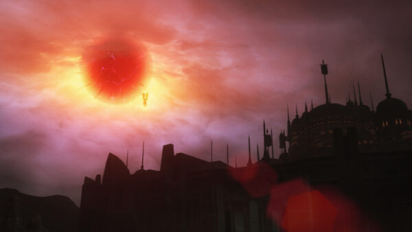 Wallpaper And, Sky, Castle, Cloudy, Games, Background, Desktop, Final, With, Fantasy, XIV, Sun