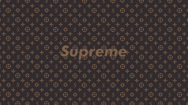 Wallpaper Supreme, Louis, Vuitton, Logo, Black