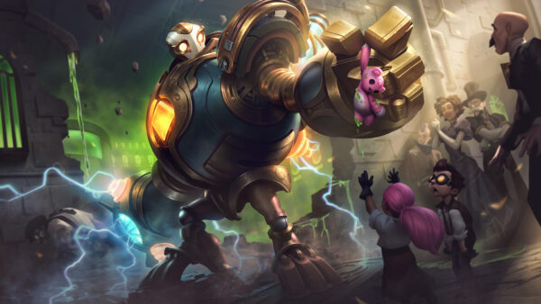 Wallpaper Blitzcrank, League, Legends