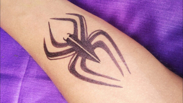 Wallpaper Tattoos, Women, Tattoo, Spider, For, Purple, Hand, Background