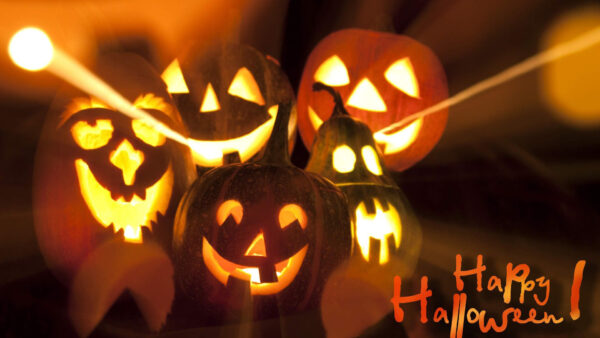 Wallpaper Lights, Lantern, Faces, Happy, Jack, Halloween, Pumpkin