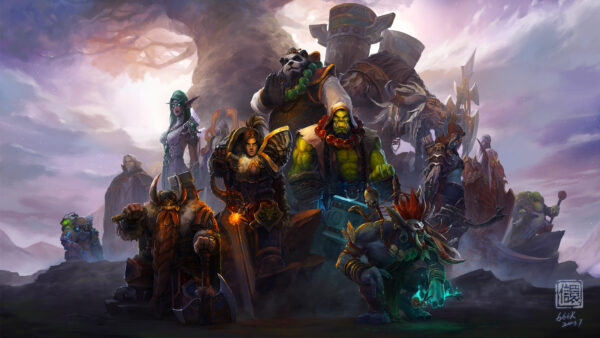 Wallpaper Warcraft, World, Characters