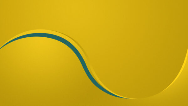 Wallpaper Wave, Desktop, Yellow, Lines, Abstract, Mobile