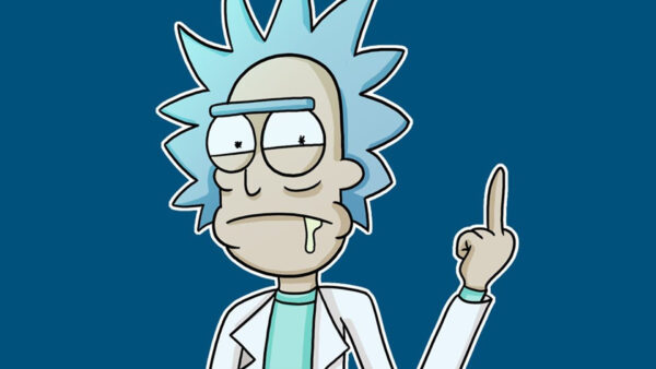 Wallpaper And, Desktop, Blue, Background, Rick, Morty, Sanchez