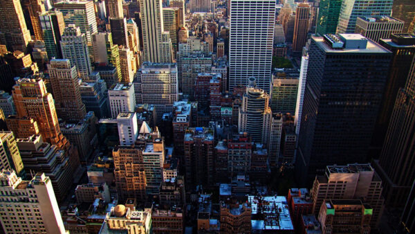 Wallpaper New, Manhattan, Desktop, View, City, York, Aerial