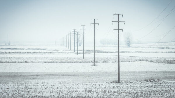 Wallpaper Lines, Field, Winter, With, Nature, Snow, During, And, Desktop, Covered, Power