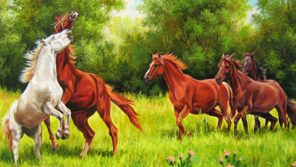 Wallpaper Horse, Horses, Art, Desktop