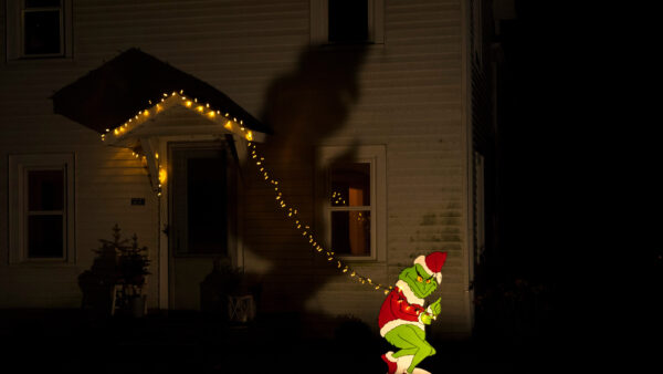 Wallpaper Front, Grinch, House, The, Standee, Desktop