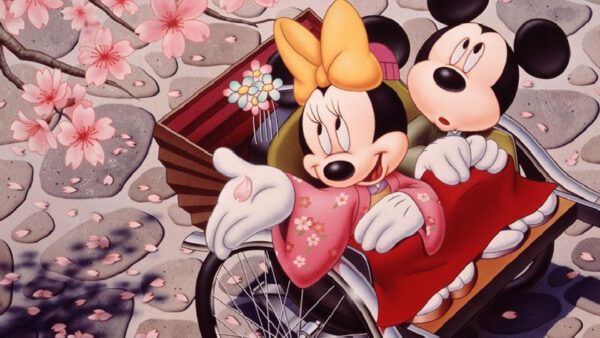 Wallpaper Vehicle, Mouse, Minnie, Mickey, Desktop, And