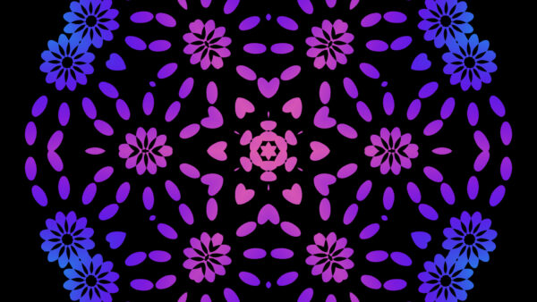 Wallpaper Digital, Pink, Flower, Purple, Art, Desktop, Abstract