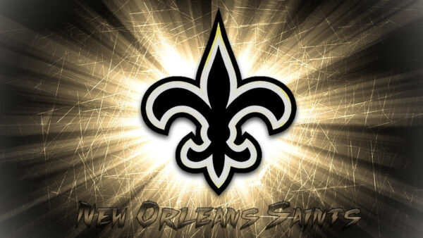 Wallpaper Lightning, Background, New, Logo, Saints, Orleans