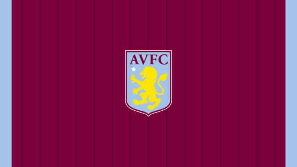 Wallpaper Aston, Background, Logo, Emblem, Pink, Black, Lines, Villa, Soccer, F.C