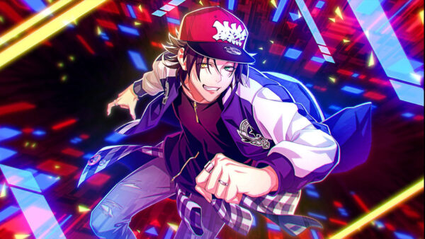 Wallpaper Cap, Yamada, Blue, Anime, Red, Boy, Jiro, Dress, Hypnosis, Mic