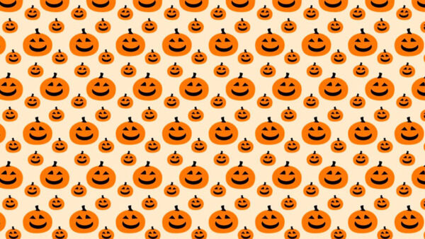 Wallpaper Pumpkins, Cute, Halloween, Little, Orange