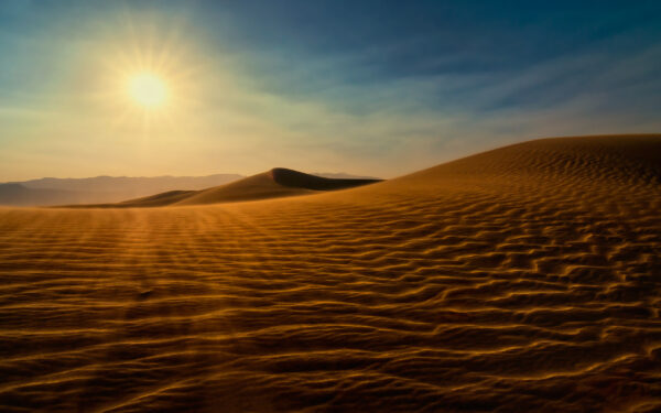 Wallpaper Valley, Sunset, Dunes, Death