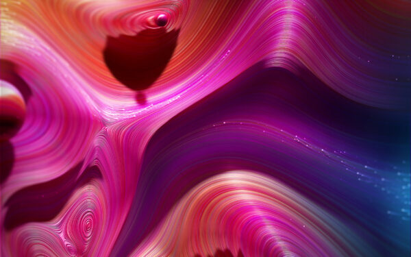 Wallpaper Waves, Vibrant, Colorful, Vivid