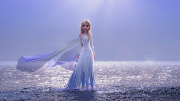 Wallpaper Frozen, Elsa, Background, Water