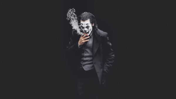 Wallpaper Wearing, With, Black, Smoke, Background, Dress, Joker