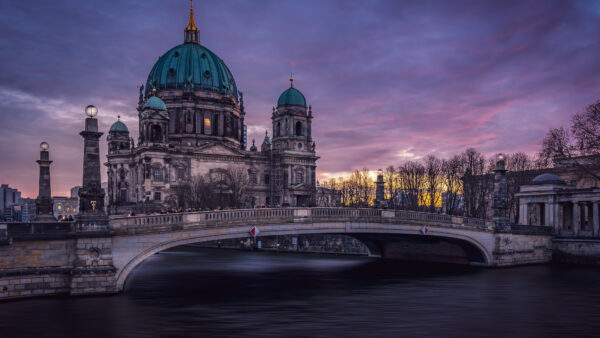 Wallpaper Mobile, Desktop, Berlin, Germany, Travel, Bridge, Cathedral