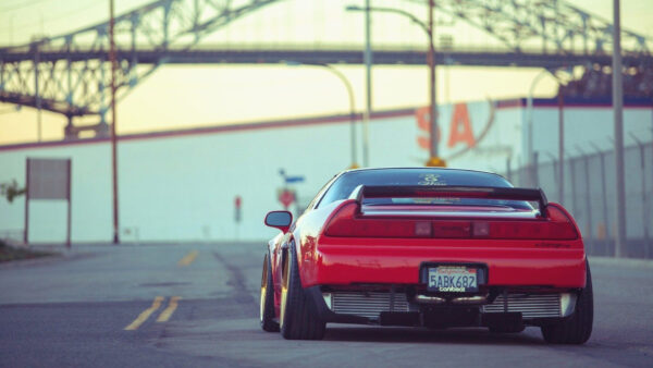 Wallpaper Red, Background, Car, NSX, Desktop, Honda, Jdm