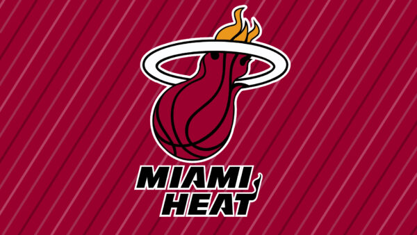 Wallpaper Background, Logo, Stripes, Desktop, Miami, Heat, Red