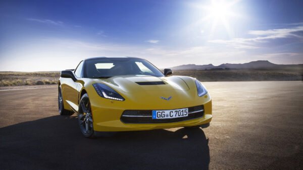Wallpaper Corvette, Sport, Yellow, Coupe, Stingray, Cars, Car, Chevrolet