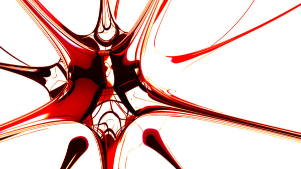 Wallpaper Digital, White, Red, Abstract, CGI, Shapes, Art