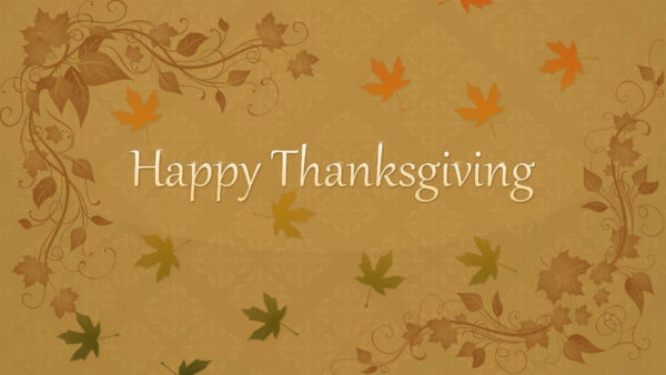 Wallpaper Leaves, Word, Desktop, Thanksgiving, Brown, Background, Happy, Light, With