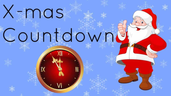 Wallpaper And, With, Claus, Countdown, Christmas, Santa, Clock