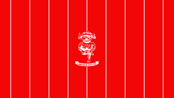 Wallpaper Logo, City, Lines, Lincoln, Background, Emblem, Red, F.C, Soccer, White