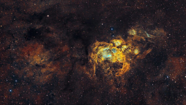 Wallpaper Nebula, Space, Colorful, Glow, Sky, Cat, Starry, Paw