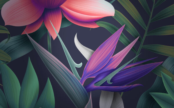 Wallpaper Huawei, Stock, Floral, Mate
