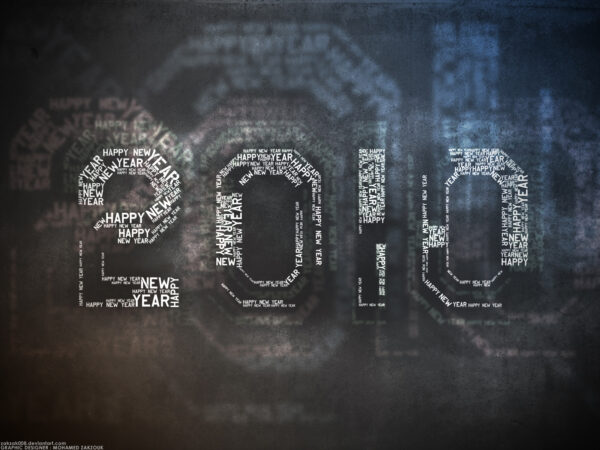 Wallpaper 2010, Happy, Year