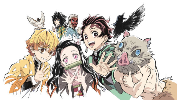 Wallpaper Anime, Slayer, 4k, Demon, Friendship