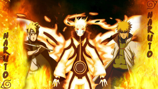 Wallpaper Naruto, Red, Namikaze, Eyes, Minato, Akatsuki